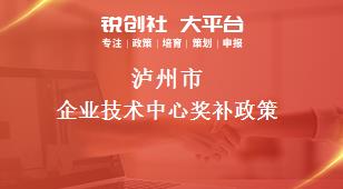 瀘州市企業(yè)技術中心相關配套獎補政策