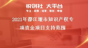 2021年都江堰市知識產(chǎn)權(quán)專項資金項目支持范圍獎補政策